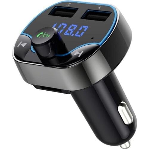Car Cigarette Lighter Car Mp3 Bluetooth Hands-free Player Fm Transmitter Car Charger