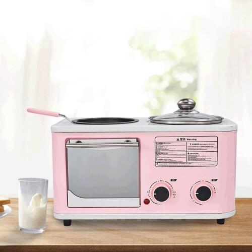 Household Oven Bread Toaster Electric Breakfast Machine Multifunctional Three-in-one Breakfast Making Egg Oven Machine