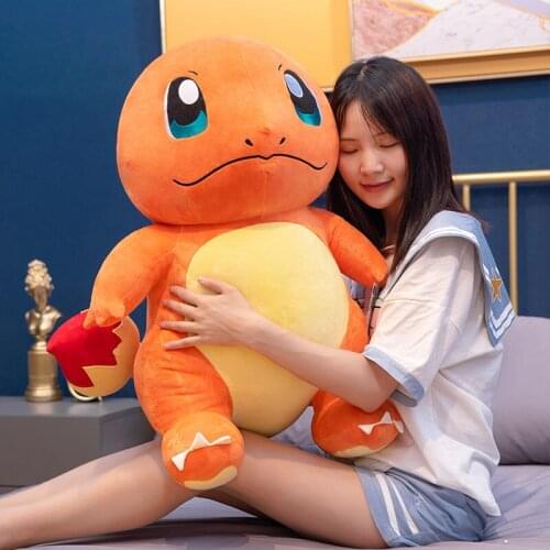 Charmander Squirtle Bulbasaur Pikachued Pokemoned Plush Doll Dragon Dinosaur Stuffed Toy Birthday Present Gift