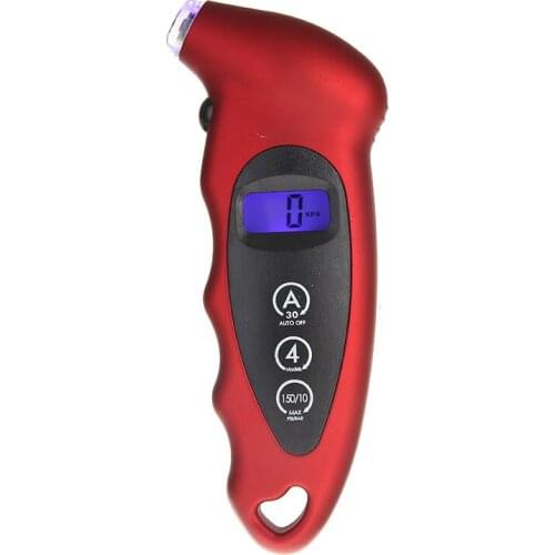 Digital Tire Pressure Gauge Meter Bicycle Bike Car Tire Diagnostic Tool 0-150 PSI Backlight LCD Air Pressure Gauge Tester