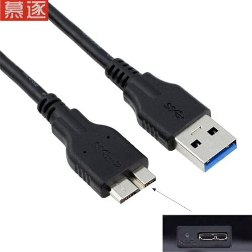 USB 3.0 Type A to Micro B Cable For Samsung S5 Note3 External Hard Drive Disk HDD USB HDD Data Wire Cord USB Micro B ChargeCabo