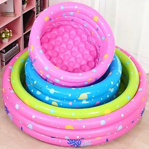 80/100/130/150CM Circle Inflatable Baby Swimming Pool Portable Children bathing folding up Bathtub kids Paddling Ocean ball pool