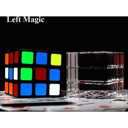 Cube To Crystal Close Up Magic Tricks Illusions Gimmick Magician Classic Magic Toys Puzzle Mystery Box As Seen on Tv Stage