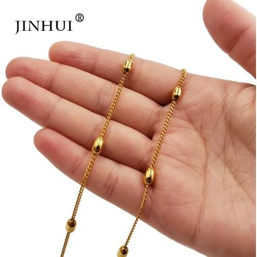 Jin Hui African Trendy Gold Necklaces length 50cm fashion Women Men give friends and good sisters Jewelry Gift Valentines gift