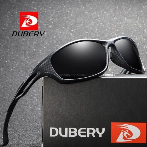 DUBERY Brand Design Mens Glasses Polarized Sunglasses Driving Shades Male Sun Glasses For Men Summer Mirror Goggle UV400 166