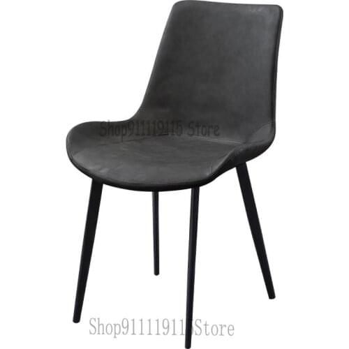 Nordic Dining Chair Family Modern Simple Restaurant Back Chair Light Luxury Iron Economy Desk Makeup Net Red Stool