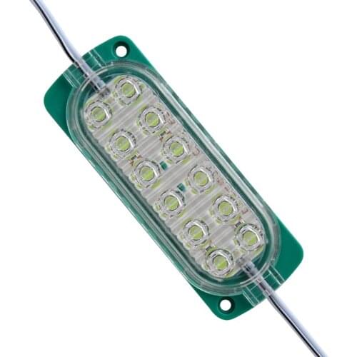 POWERMASTER SINGLE COLOR GREEN LED MODULE 2835 24 VOLT 2.4 WATT
