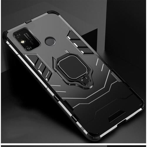 Shockproof Armor Case Designer Phone Case for Poco X3 Pro Case for Xiaomi Poco X3 NFC Stand Magnetic Car Ring Phone Cover Coque