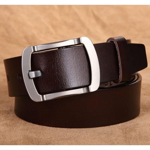 Plus Size 130cm 140cm 150cm 160cm 170cm Large Long Size Belt Men Genuine Leather Alloy Pin Buckle Belts for Male Vintage Strap
