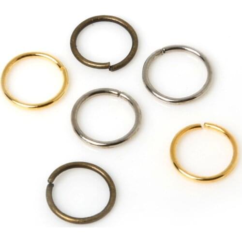 260Pcs/lot New Arrival 0.9x10mm Jump Rings For Jewelry Making Materials Open Ring Diy Jewelry Findings Accessories