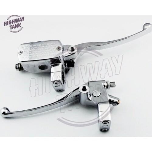 7/8" 22mm Handlebar Control Reservoir Motorcycle Brake Clutch Levers case for HONDA CBR 1000F 1000RR 250R 1100XX