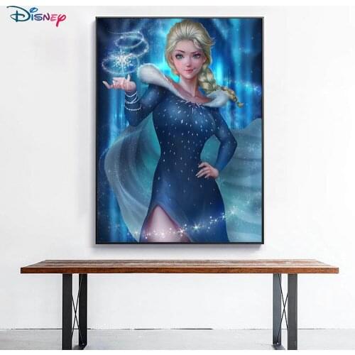Disney 5D DIY Diamond Painting Personality Princess Series Illustration Diamond Embroidery Painting Handmade Home Decorations