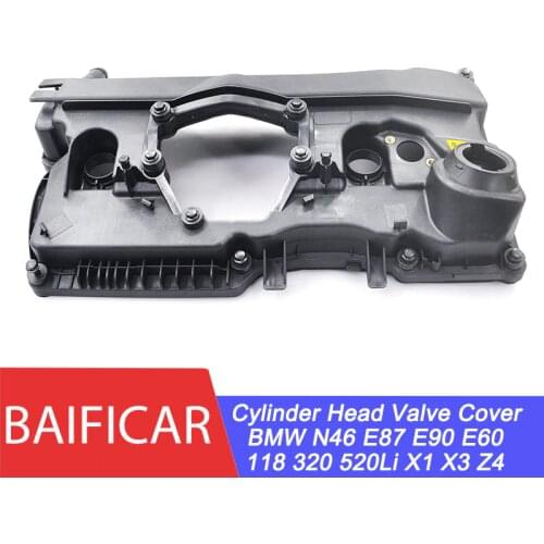 Baificar New OEM Engine Cylinder Head Valve Cover 11127568581 For BMW N46 E87 E90 E60 118 320 520Li X1 X3 Z4