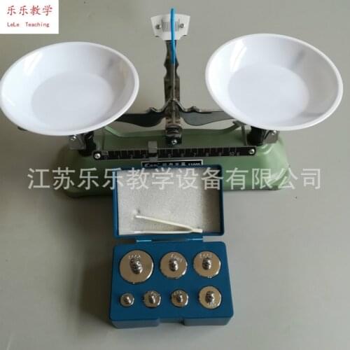 100g 200g 500g 1000g teaching balance Tray balance shelf balance tray balance student balance with weight