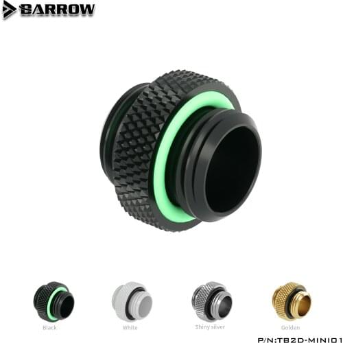 Barrow Mini Dual Male G1/4" Extender Butted Fitting Black/Silver/White/Gold TB2D-MINI01