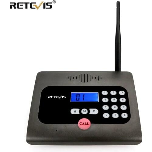RETEVIS RT57 Duplex Indoor Wireless Voice Calling Intercom System Business Calling Device Two-way Desktop Radio For Office/Home