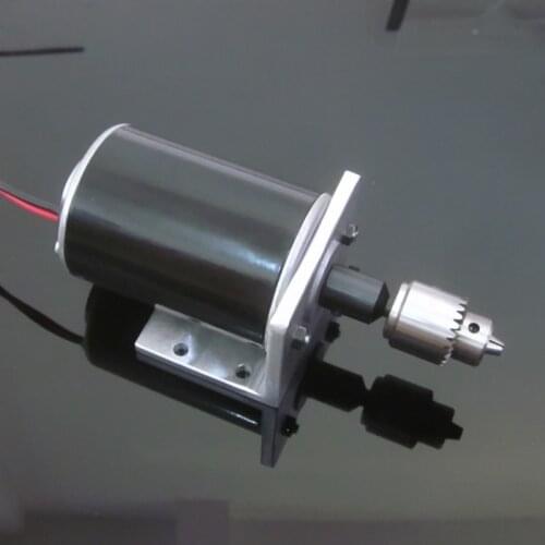 Blooming bed grinder motor 24V 8000rpm Hollow DC motor with direct and drill bit, 0.3-4.5MM chuck
