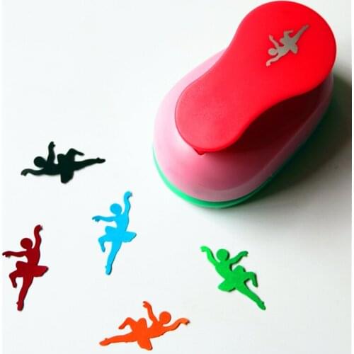 2 inch (4.8cm) ballet design craft punch for DIY eva punch scrapbook puncher furadores extra gigante alavanca 2"
