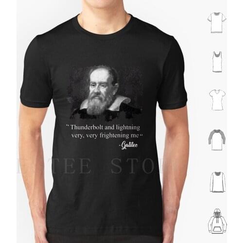 Thunderbolt And Lightning Galileo T Shirt Cotton Men DIY Print Thunderbolt Lightning Very Frightening Frightening Me Queen