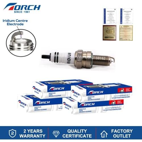 Iridium TORCH Spark Plug B7RTI Alternative Motorcycle ATV UTV Scooter Dirt Bike Go Kart Automobiles Ignition