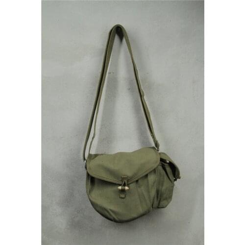 SURPLUS CHINESE ARMY TYPE 56 DRUM MAGAZINE POUCH FIELD CANVAS AMMO BAG POCKET OLD
