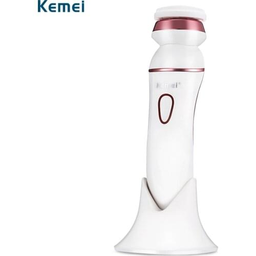 Kemei KM - 7204 5 In 1 Women Deep clean Kit Skin Care For Body and face Rechargeable Electric Facial Massager Devices