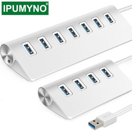 USB 3.0 HUB 4 7 Port Multi USB Splitter Power Adapter High Speed For Macbook Pro Air PC Computer Accessories Adaptador USB Hab