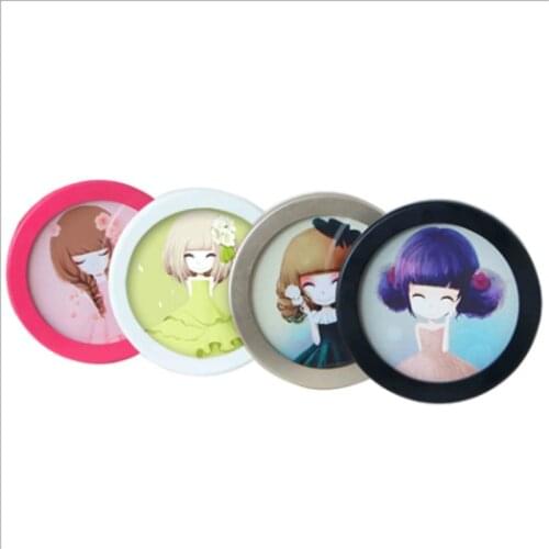 Round European Photo Frame Hanging Wall Solid Wood Decoration Creative Photo Studio Combination Photo Wall Home Picture Frame