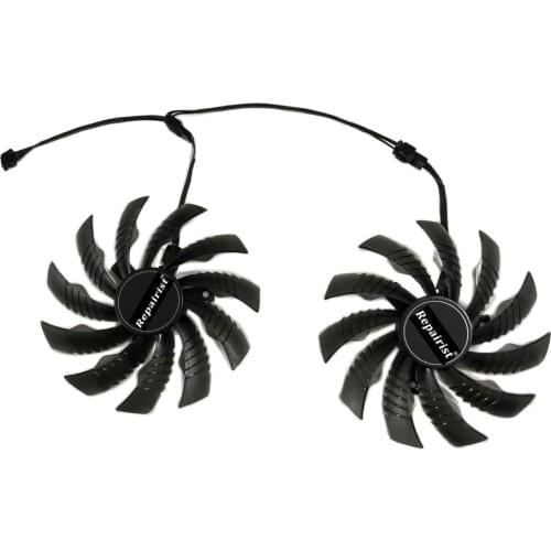 2pcs/Set 95MM T129215SH GPU Cooler Graphics Cards Fans For Gigabyte RTX2070 GTX1660Ti GTX 1650 RTX 2060 2070 Replacement