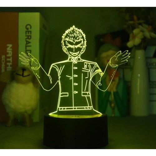 3D Lamp Table LED Night Light Atmosphere Danganronpa Mondo Owada Nightlight Smart Phone Control Decor Home Kids Gift