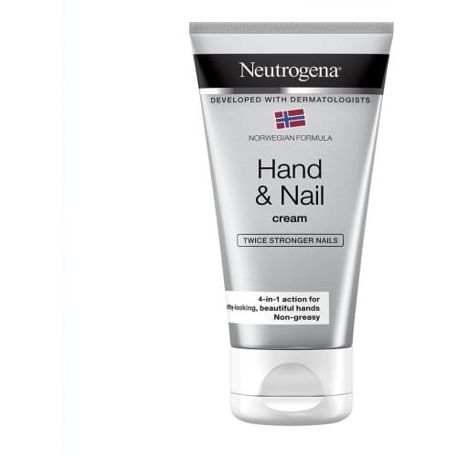 Neutrogena Norwegian Hand and Nail Cream 75 Ml Twice Stronger Healthy Nails Treatments Non-Greasy Soften Cuticles Smooth Ridges