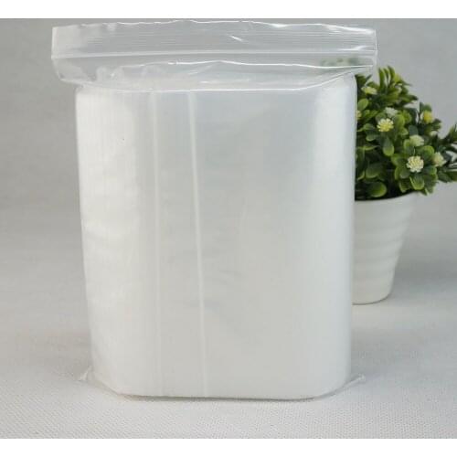 100pcs/lot Thick bag 7*10cm Small Clear Resealable Zip Lock PE plastic bags, Self-sealed poly pouch zipper Grip seal