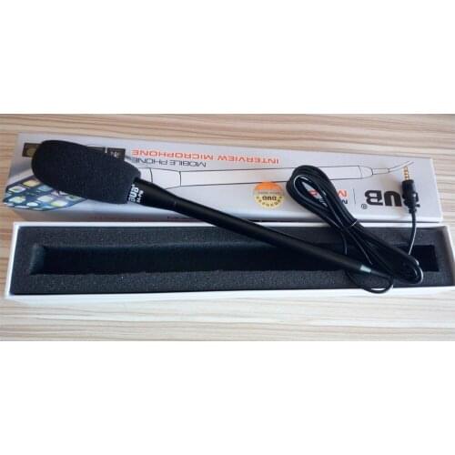 Professional Interview Microphone Recording Mic for iPhone 6s iPad Air Pro Android Phones Directional Condenser Handheld Microfo