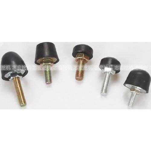 Excavator for Komatsu Hitachi Kobelco Sumitomo Carter door top glue rubber particles