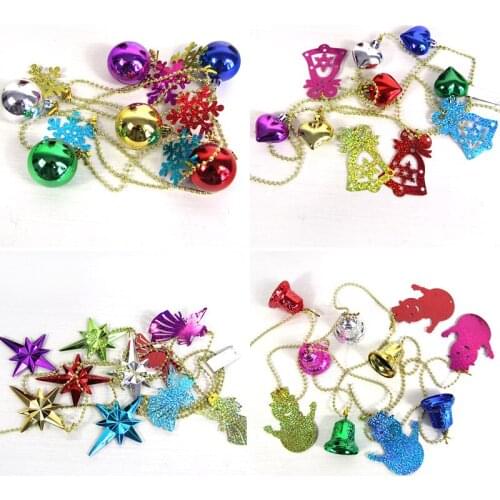 Christmas window, tree decorations, Snowman, Angel, Small gift bag, Deer, Belll