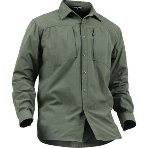 Men Military Tactical Shirt Fashion Brand Long Sleeves Shirts Outdoor Hiking Clothing Army Combat Uniform Camiseta masculina