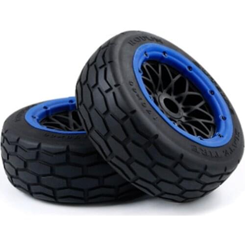 ROFUN Slate Tire Tyre Front Tire Assembly Kit for 1/5 HPI ROFUN BAHA ROVAN BAJA 5B RC CAR RACING TOYS PARTS