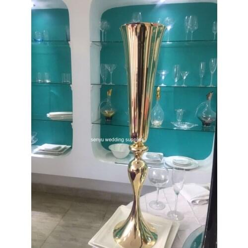 Wedding flower stand 75cm/88cm height gold candelabra wholesale senyu0665