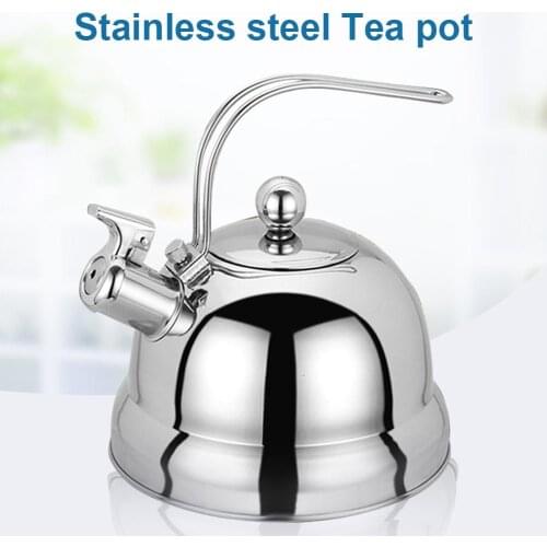 2500ML Stainless steel thick kettle kettle gas large capacity whistle gas induction cooker gas teapot