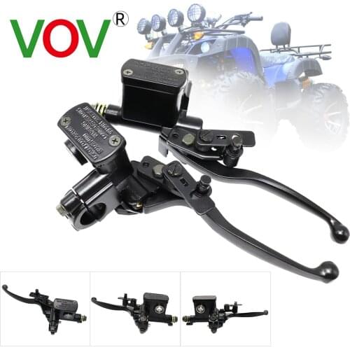 Universal Motorcycle brake Pump Buggy Scooter Cylinder Hydraulic Pump Clutch Handle Accessories Left Right Brake Lever 50-250CC
