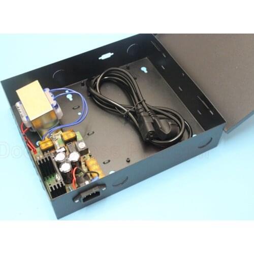 POWER SUPPLY Protection Box with DC12V,5A, Output electric power for Door Locker and Access Control system source