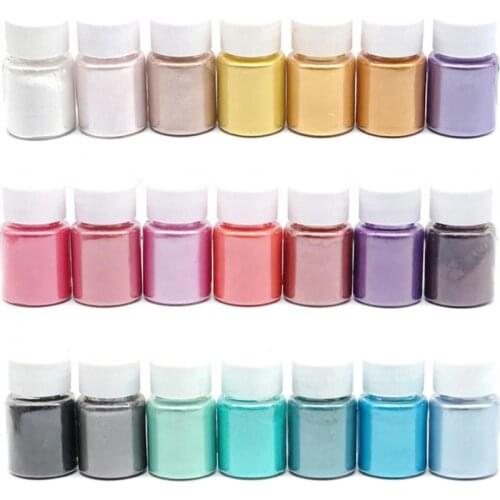 1@#New Mica Powder Natural Pigments Safe Art Nail Gel Decorative Filling Cover In Resin Shiny Acrylic Diy Powder Mica