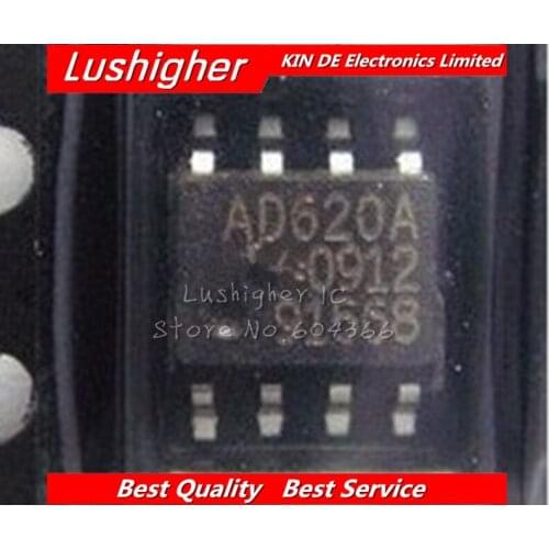 10PCS AD620ARZ SOP8 AD620A SOP AD620 AD620AR SMD New Original IC