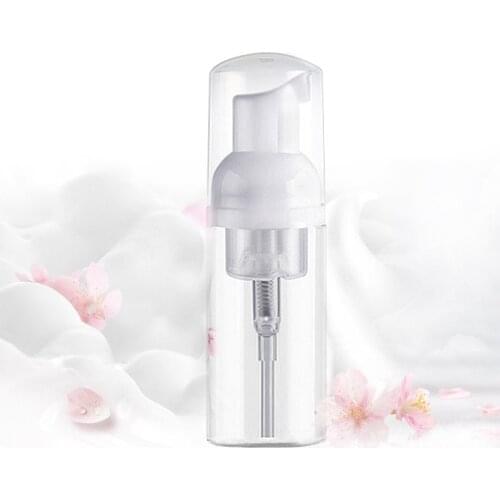 10pcs 50ml Empty Foam Dispenser Bottle Plastic BPA Free Refillable Mini Foaming Soap Dispenser Pump Bottles