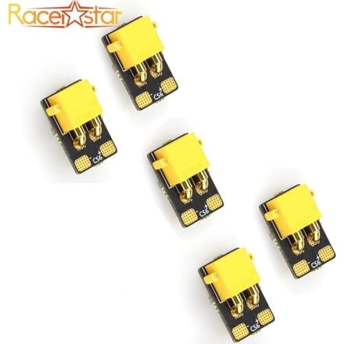 1/2/5 PCS Racerstar CS6/CS12 120/180A XT30/XT60 2-6S Current Sensor w/ AMASS Plug & 10cm Long 12/14/18 AWG for RC Drone RC Parts