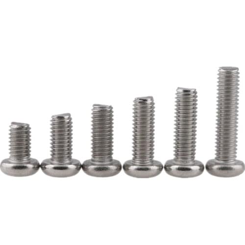 5Pcs-30Pcs M2.5M3/304 stainless steel small screw cross round head bolt pan head screw