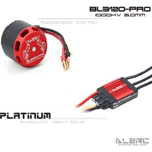 ALZRC - Brushless Motor - 3120-PRO - 1000KV + V4 60A ESC for Devil 380