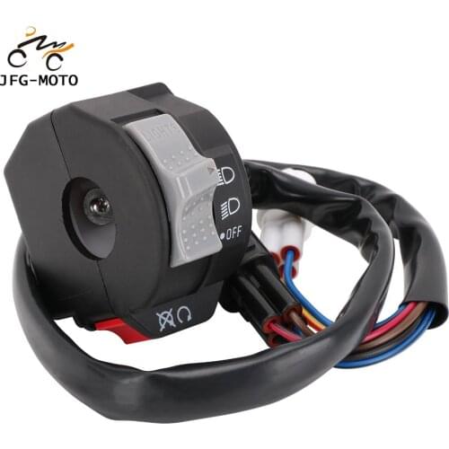 ATV Left Handlebar Switch Control Engine Start Run Off Headlight For Yamaha Raptor 700 700R YFZ450R YFZ450X Kodiak 700 450