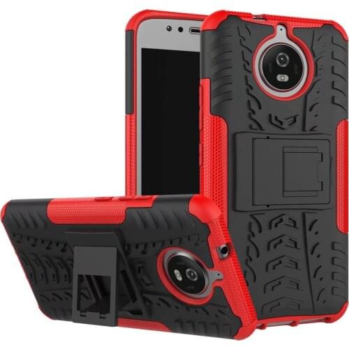 50pcs/lot 2 in 1 Comb Armor Hybrid TPU+PC Hard Cover Stand Case For MOTO G5s plus For MOTO E4 Plus Z2 Play C plus M G5 plus
