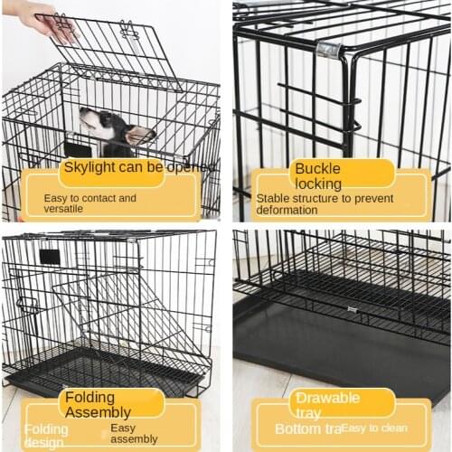Small Dog Cat Cage Pet Cage Large Dog Villa with Toilet Dogs and Cats